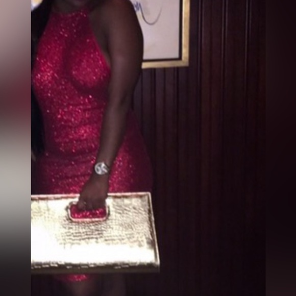 Red sparkle dress - Picture 2 of 10